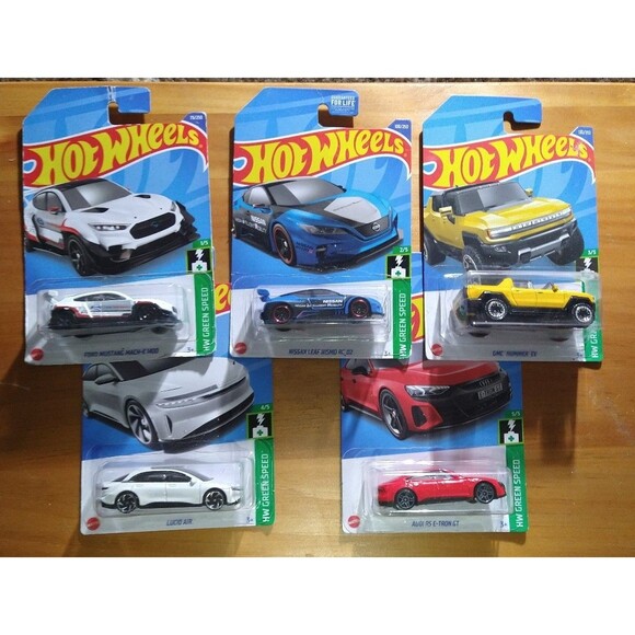 Hot Wheels Other - 2021 Hot Wheels - HW Green Speed Set(1-5)